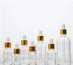 Transparan Dropper Esansyèl boutèy lwil oliv